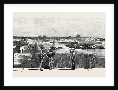 The Mutiny in India: Delhi from the Flagstaff Tower Looking South East by Anonymous