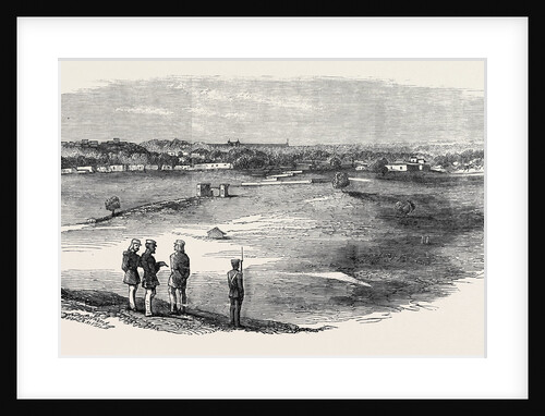The Mutiny in India: Subseemundee Delhi from the Mound Battery by Anonymous