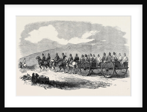 The Mutiny in India: Peshawur Land Transport Train by Anonymous