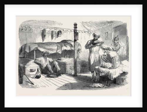 The Mutiny in India: Interior of a Subaltern's Tent Before Delhi by Anonymous