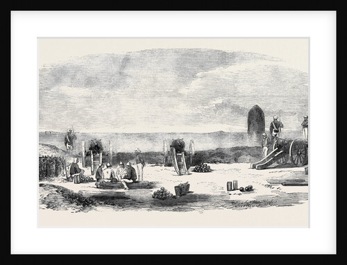 The Mutiny in India: The Mound Battery Before Delhi. by Anonymous