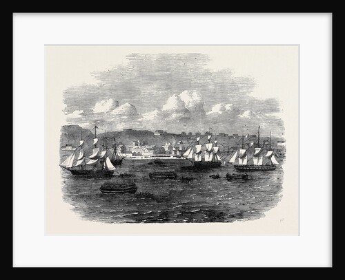 Embarkation of the 13th or Prince Albert's Light Infantry at Port Elizabeth Algoa Bay by Anonymous
