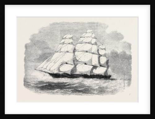 The Black Ball Line Clipper Ship James Baines' with Troops for India. by Anonymous