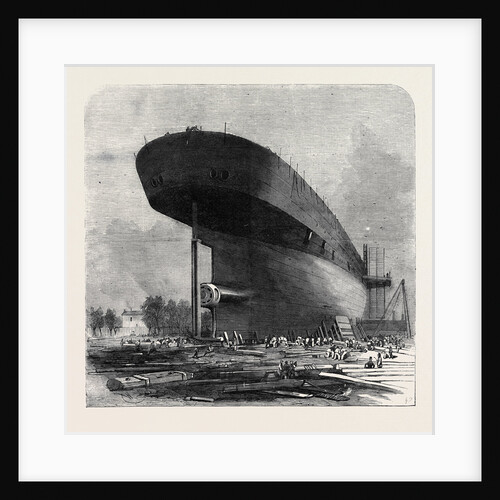 The Leviathan (Great Eastern) Steamship: Stern and Boss for the Blades of the Screw by Anonymous