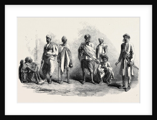 Hindoo Thugs and Poisoners from a Drawing by Mr. W. Carpenter Jun. by Anonymous
