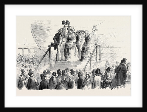 Miss Hope Naming the Leviathan Steamship by Anonymous