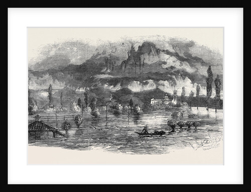 The Recent Inundation at Guardamiglio Near Placenza by Anonymous