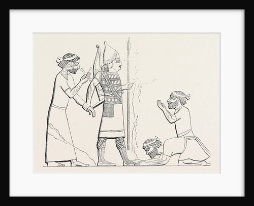 Assyrian Chief with Susian Captive and Susian Supplicants by Anonymous