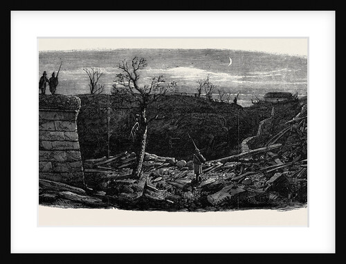 The Late Explosion at Mayence: Site of the Powder Magazine Mayence by Anonymous