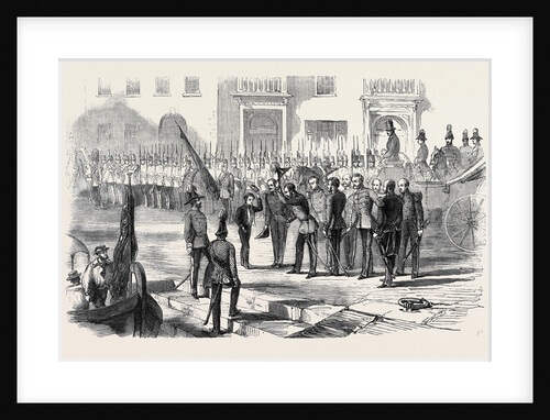 Landing of Prince Alfred at the Custom House Stairs Valetta Malta by Anonymous