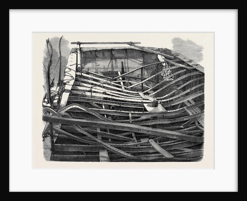 The after-Part of the Sarah Sands (Iron-Built Steamer) which Was Partially Destroyed by Fire in November 1857 by Anonymous