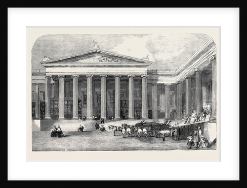 Arrival of the Remains of the Tomb of Mausolus at the British Museum by Anonymous