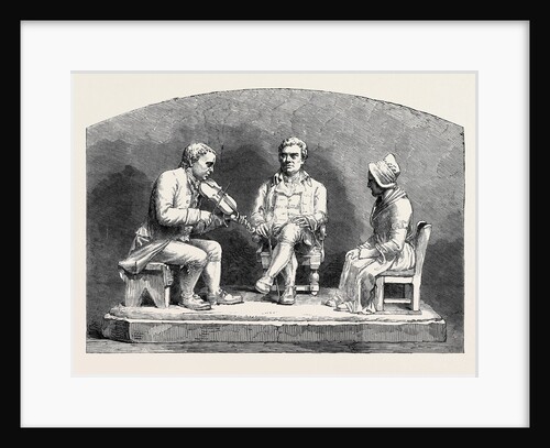 Burns' Visit to Neil Gow in August 1787 a Group in Sculpture by Anderson of Perth the Burns Centenary by Anonymous