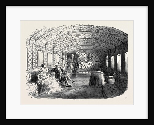 The Imperial Train on the Orleans Railway the Saloon of Honour by Anonymous