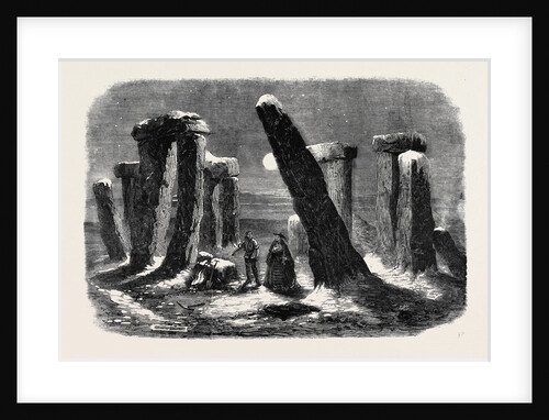 Stonehenge by Moonlight from the New Drama the Borgia Ring at the Adelphi Theatre by Anonymous