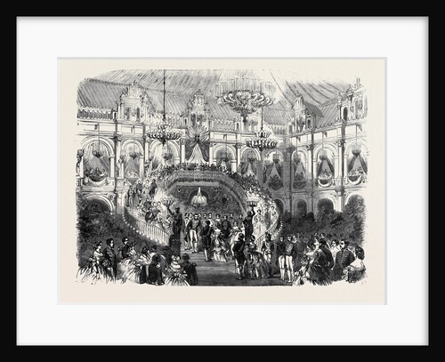 The Prince and Princess Napoleon at the Hotel De Ville: Reception of Their Royal Highnesses at the Court of Louis Xiv by Anonymous