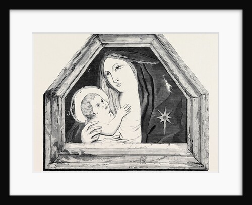 Ancient Marble Bas-Relief the Madonna and Child in the South Kensington Museum by Anonymous