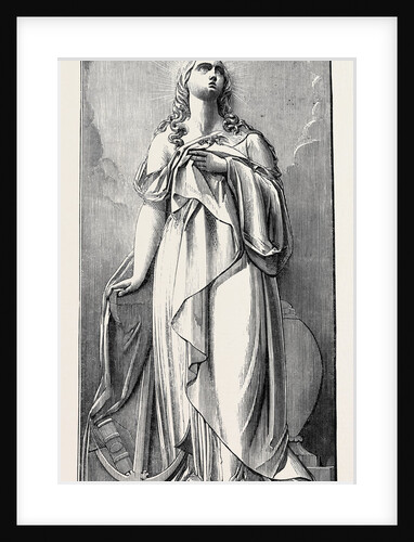 The Daughter of Faith Unfading Hope a Monumental Relievo. by Anonymous
