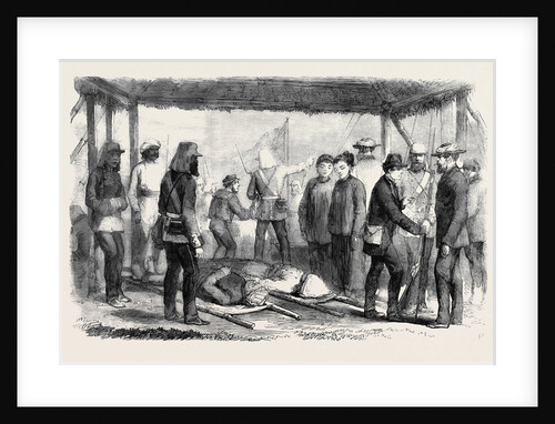 A Sketch at the Landing Place Canton after the Fight by Anonymous