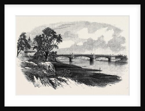 Iron Bridge Across the Goomtee at Lucknow Taken by Companies No. 1 and 2 of the Royal Welsh Fusiliers by Anonymous