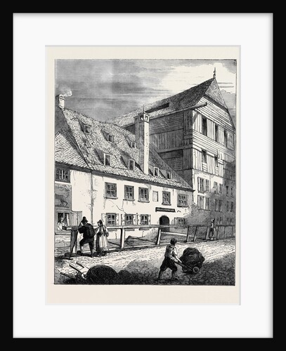 House at Augsburg in which Holbein Was Born by Anonymous