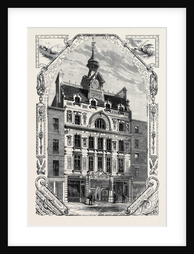 The British and Irish Magnetic Telegraph Company's Offices Threadneedle Street by Anonymous