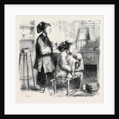 Fixing Hair a La Teapot China by Anonymous