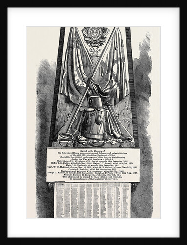 Monument to Officers and Privates of the 49th (Hertfordshire) Regiment Who Fell in the Crimean War by Anonymous