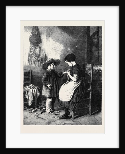 The Cut Finger, in the French Exhibition by Anonymous