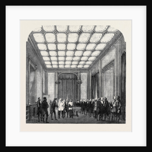 The Speaker's Levee in the Morning Room of His Residence at the New Palace of Westminster by Anonymous
