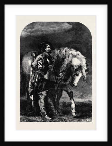 The Trumpeter, in the Exhibition of the Society of Painters in Water Colours by Anonymous