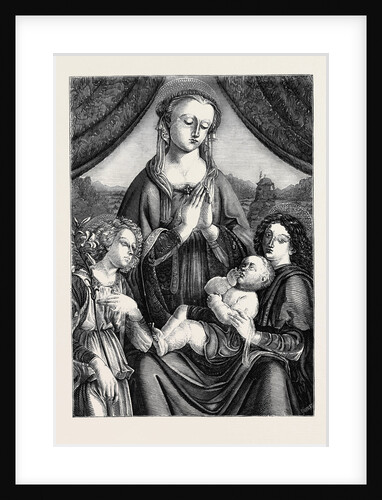The Virgin Adoring the Infant Saviour, in the National Gallery by Anonymous