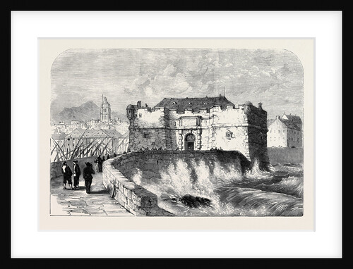 The War in Italy the Old Mole Gate Genoa from a Drawing by S. Read by Anonymous