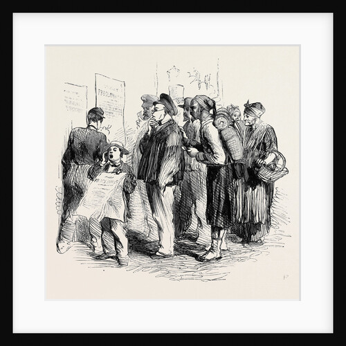 The War in Italy Reading the Emperor Napoleon's War Proclamation at Lyons by Anonymous