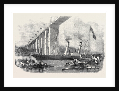 Departure of H.R.H. Prince Albert in the Vivid Steamer Opening of the Cornwall Railway by Anonymous