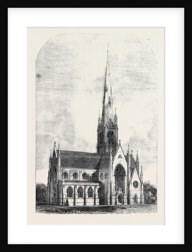 British Protestant Church in Course of Erection at Nice France by Anonymous