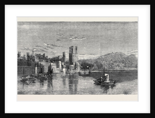 Carnarvon Castle North Wales, in the Exhibition of the New Society of Painters in Water Colours Purchased by Her Majesty by Anonymous