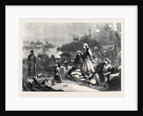 The Feast of Roses, in the Exhibition of the New Society of Painters in Water Colours by Anonymous