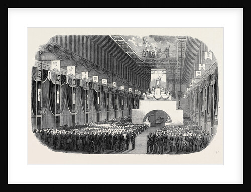 The Lying in State in the Church Santa Chiara Obsequies of the Late King of Naples by Anonymous