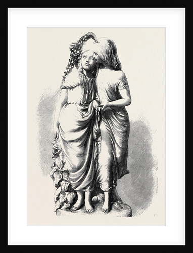 Measurement by Foxglove: Edith and Emily Children of Gathorne Hardy Esq. M.P., in the Exhibition of the Royal Academy by Anonymous