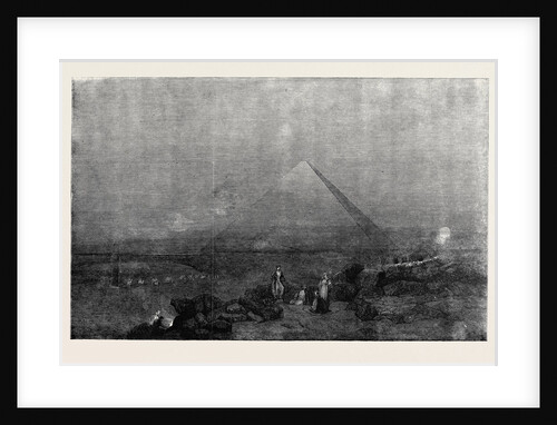 The Great Pyramid after Sunset, in the Exhibition of the New Society of Painters in Water Colours by Anonymous