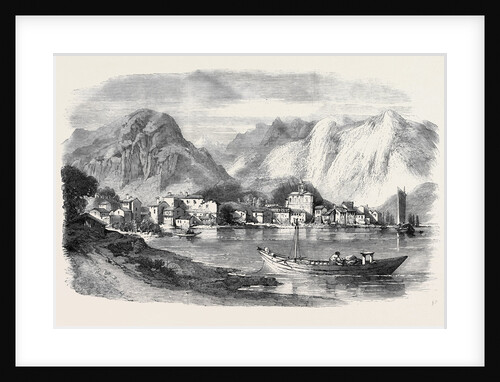 The War Feriolo on the Lago Maggiore from a Sketch by W.L. Leitch by Anonymous