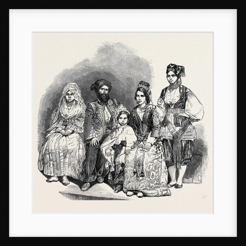 The Algerine Family, at Vauxhall Gardens, (from a Daguerreotype by Beard.) by Anonymous