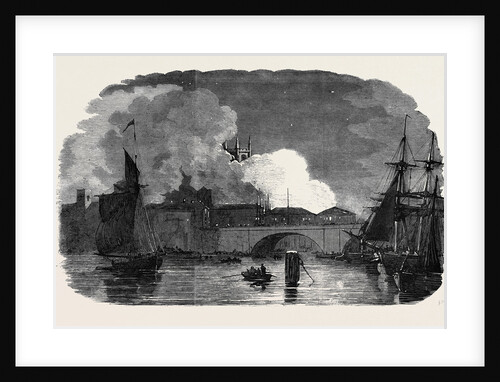 The Recent Fire at Montague-Close, London Bridge by Anonymous
