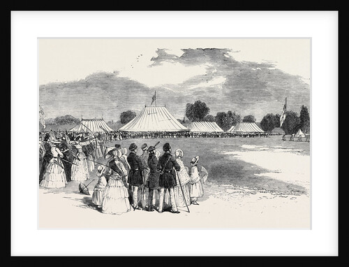 Grand National Archery Meeting at Leamington, Shooting for the Ladies' Prize by Anonymous