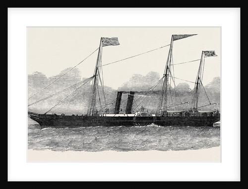 Trial Trip of the Baron Osy, Iron Steam Ship by Anonymous