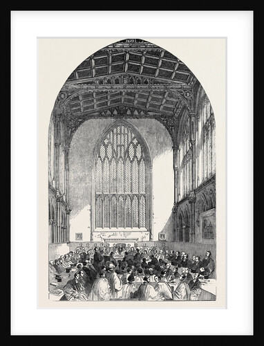 Sitting of the Synod, in the Chapter-House. by Anonymous