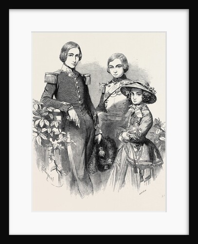 The Royal Children of Belgium, Duke of Brabant, Count of Flanders, Princess Charlotte by Anonymous