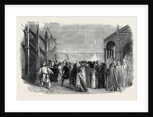 Scene from Scribe and Thalberg's New Opera of Florinda, at Her Majesty's Theatre by Anonymous