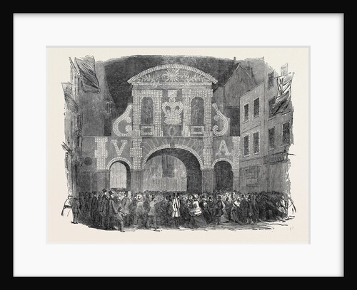 Temple Bar Illuminated by Anonymous